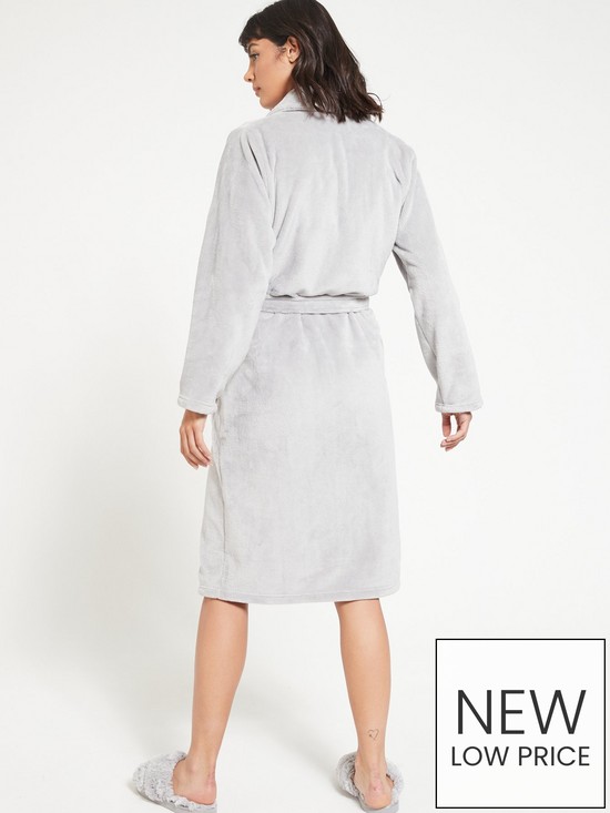 stillFront image of v-by-very-supersoft-dressing-gown-grey