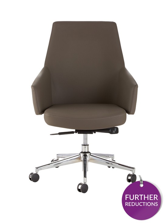front image of grayson-office-chair-grey