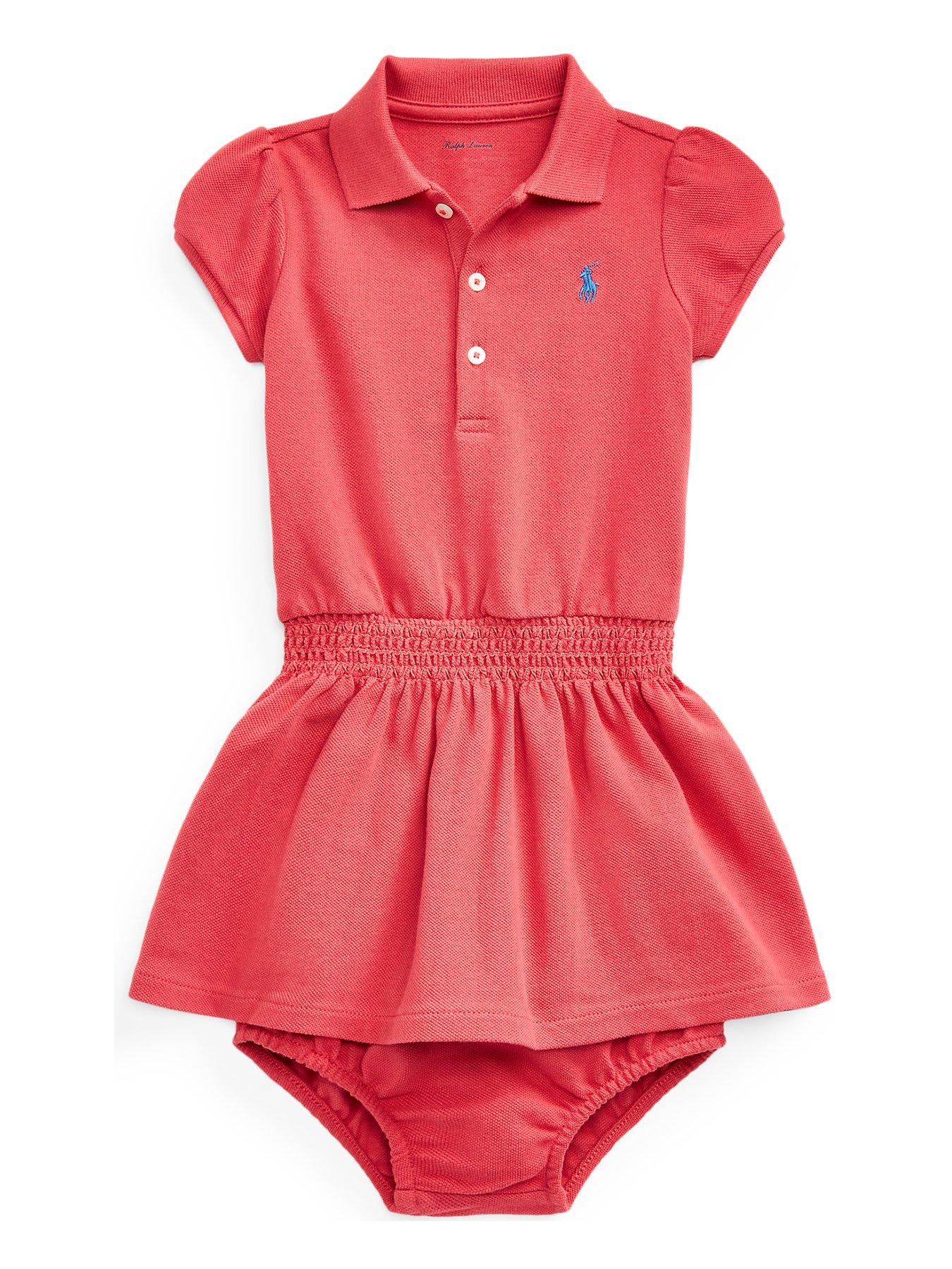 baby girl red ralph lauren dress