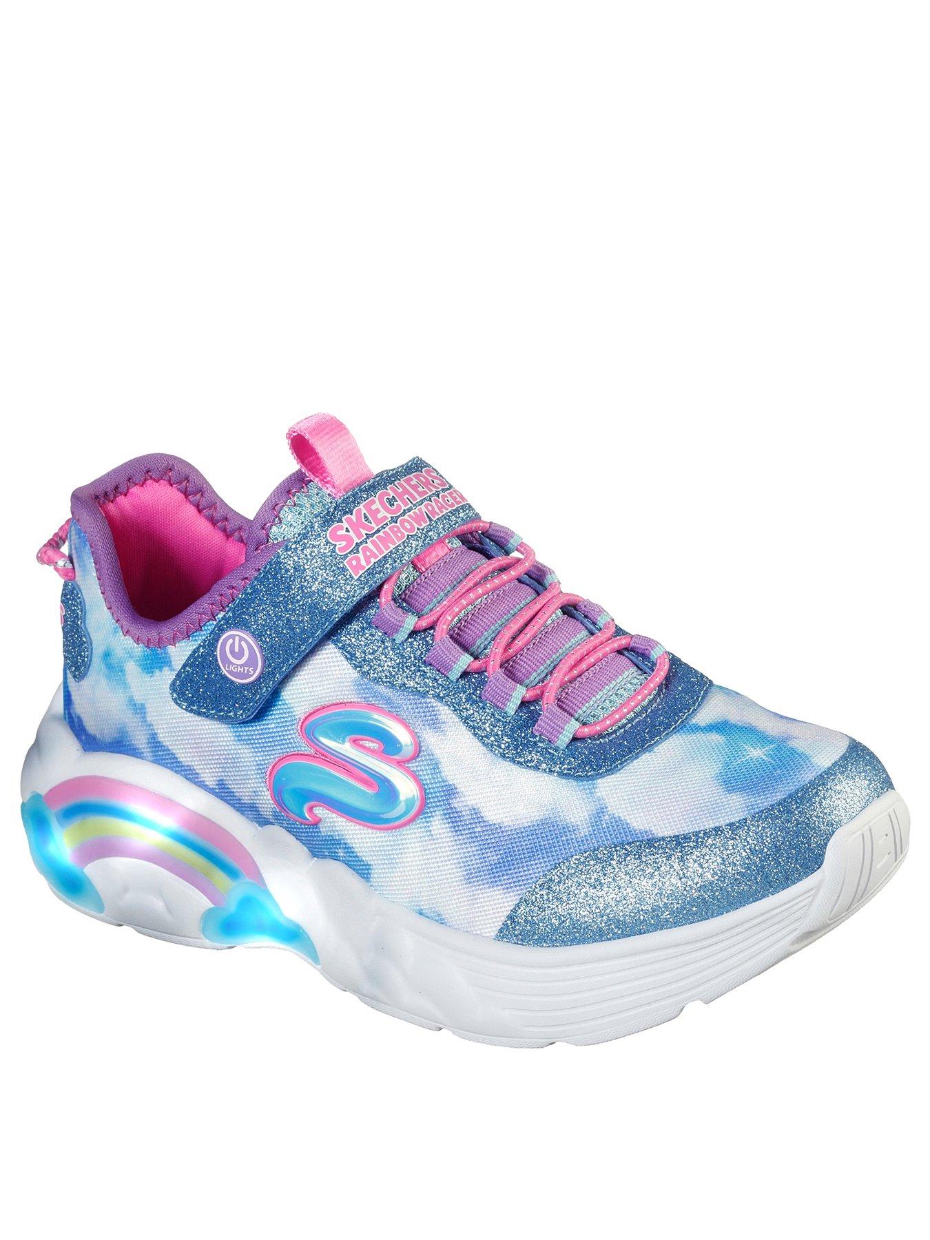 sketchers blue trainers