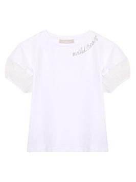 Mintie by Mint Velvet Mintie By Mint Velvet Girls Puff Sleeve Jersey  ... Picture