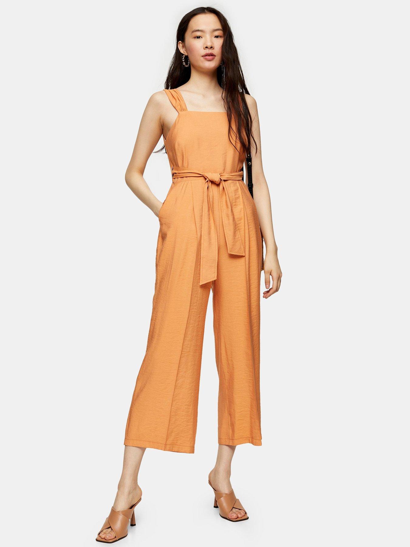 topshop yellow jumpsuit