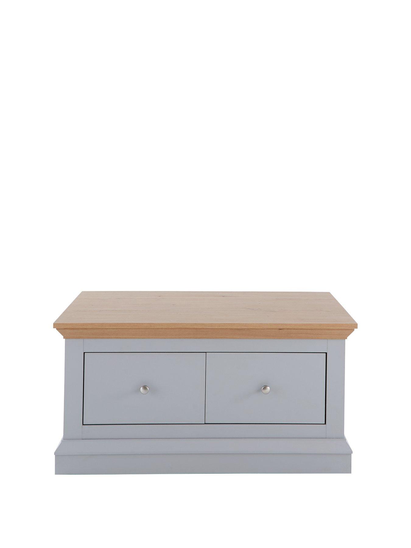 Very Home Hanna Storage Coffee Table Grey/Oak Effect