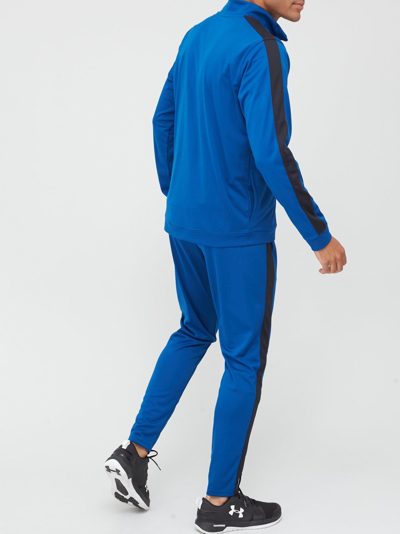 blue under armour tracksuit