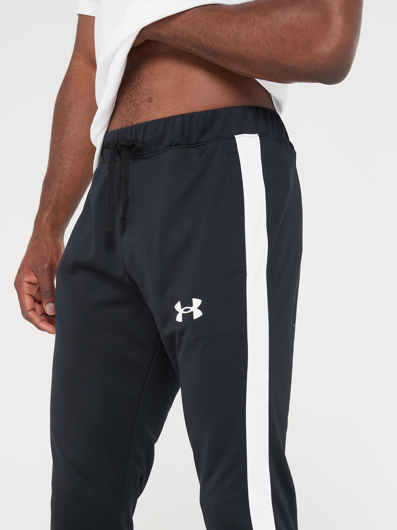 UNDER ARMOUR Training Knit Tracksuit Black/White Littlewoods