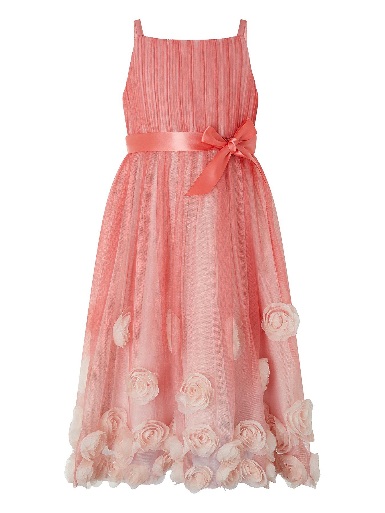 monsoon girls pink dress