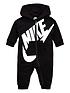  image of nike-baby-french-terry-coverall-black