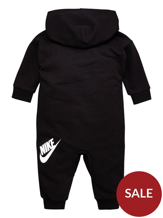 back image of nike-baby-french-terry-coverall-black