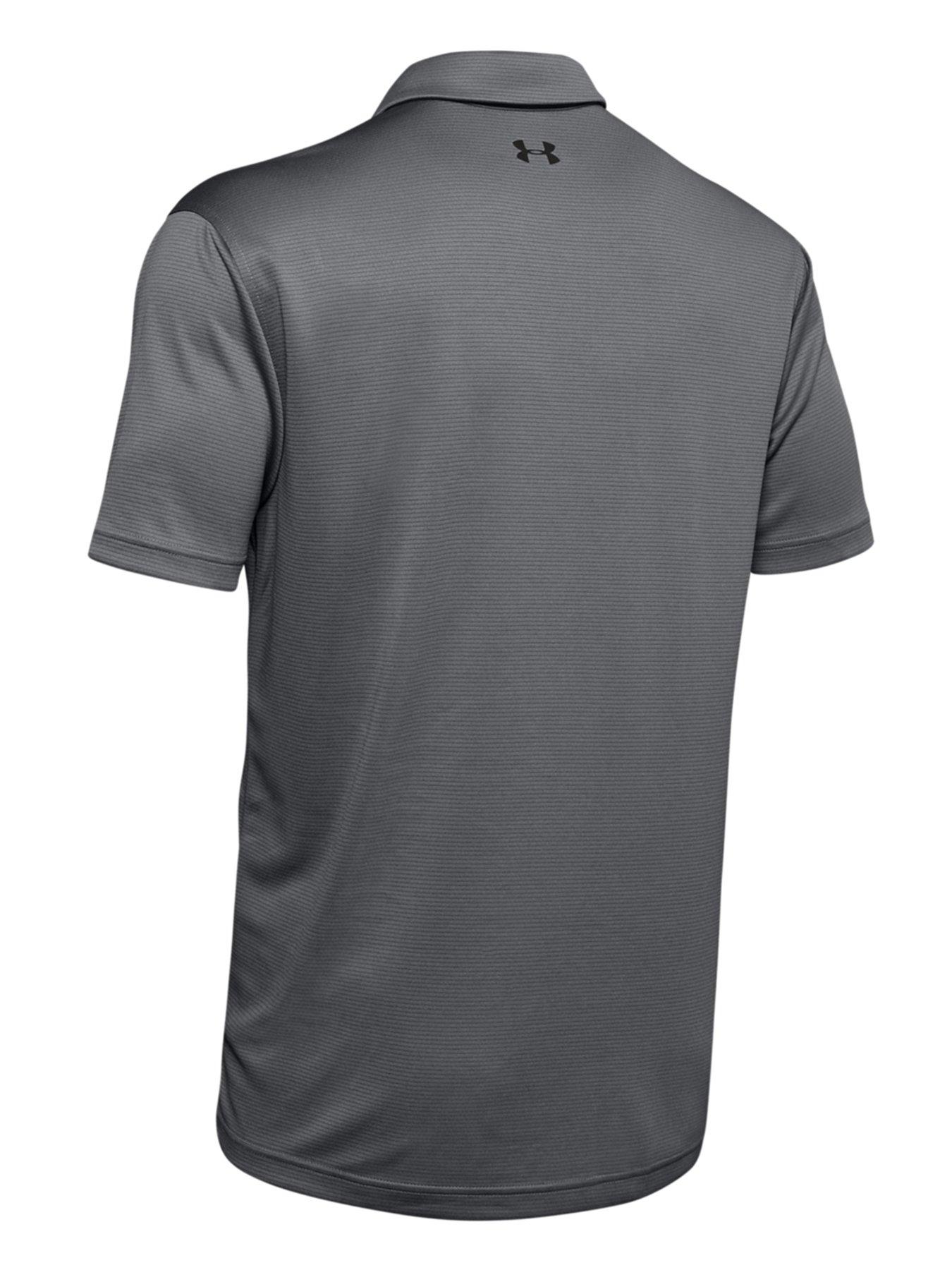 Image 2 of 2 of UNDER ARMOUR Mens Golf Tech Polo - Grey
