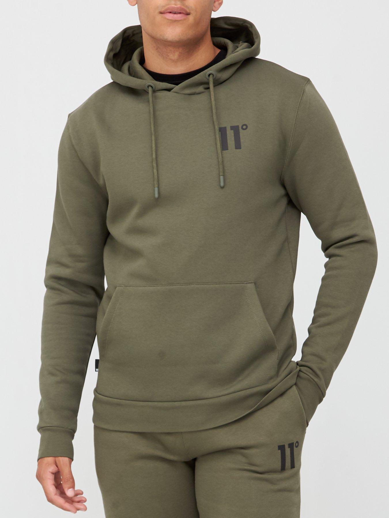 mens 11 degrees hoodie