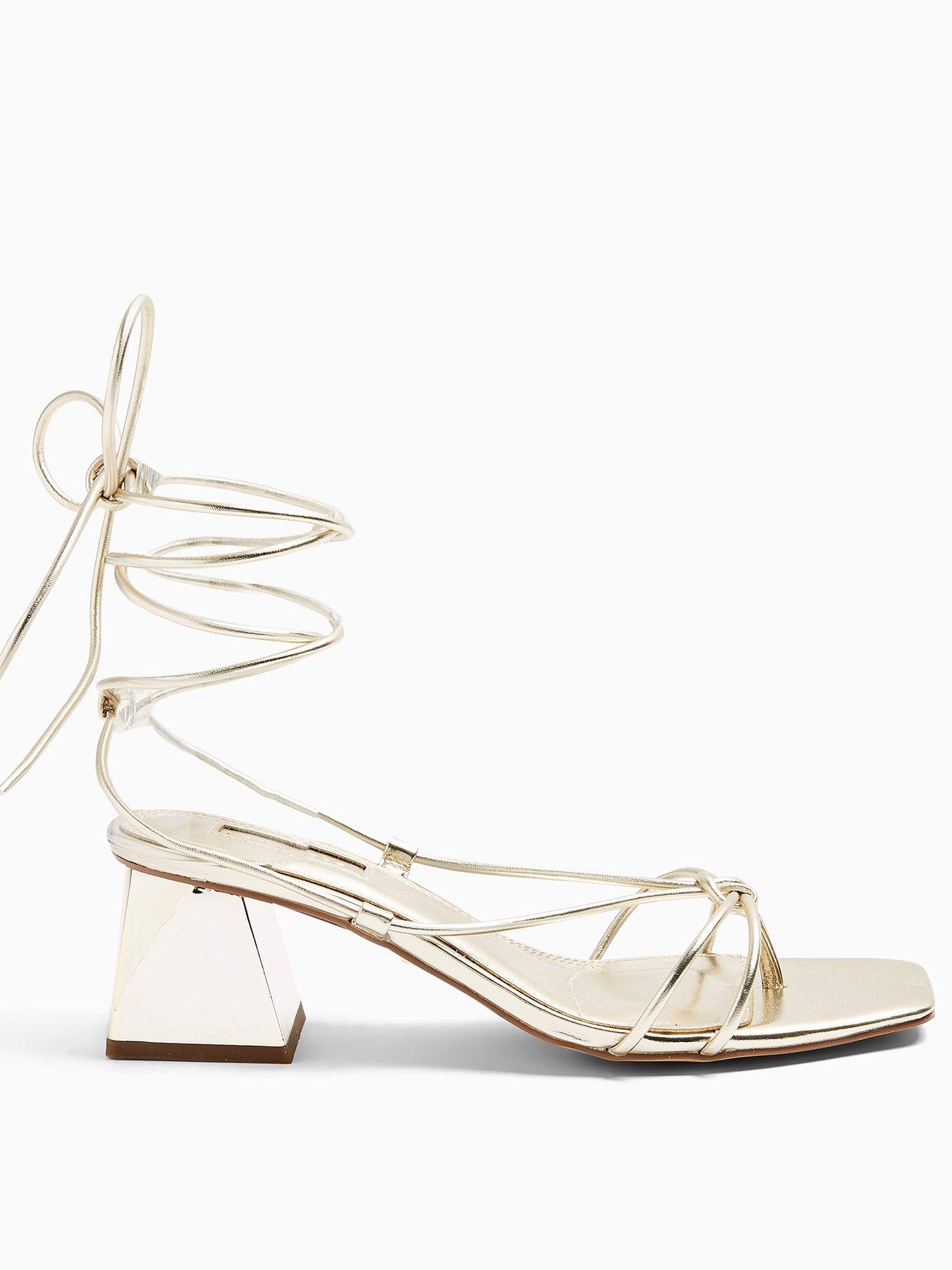 topshop tie up sandals