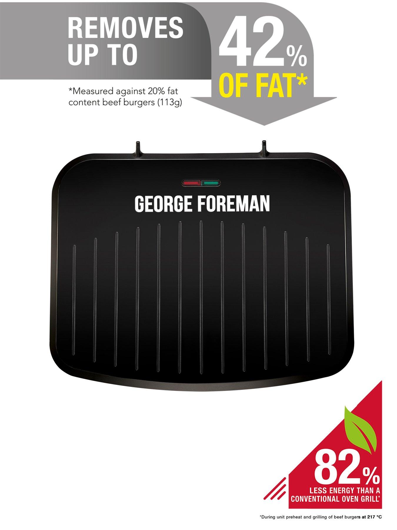 Image 2 of 8 of George Foreman Medium Black Fit Grill -&nbsp;25810