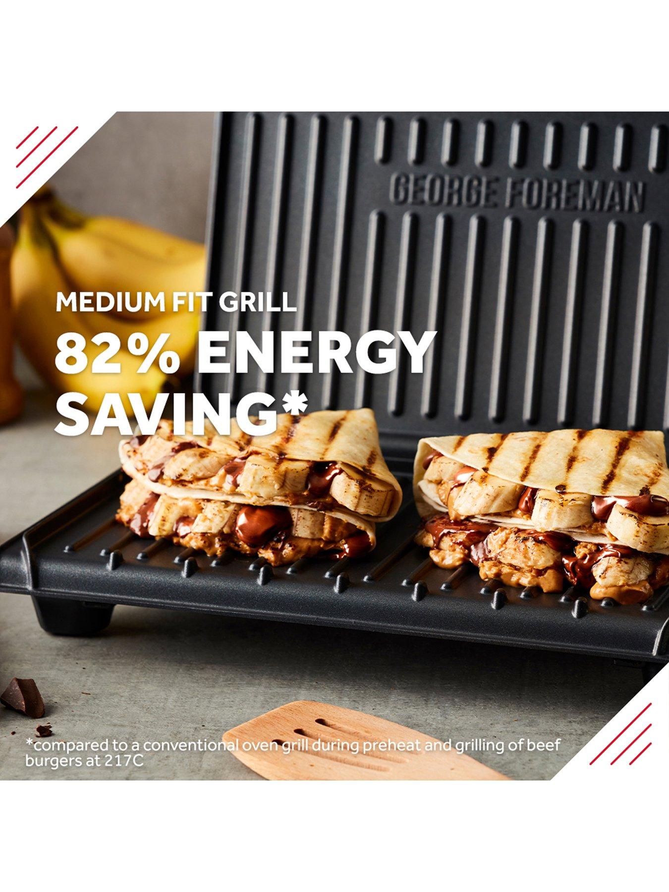 Image 3 of 8 of George Foreman Medium Black Fit Grill -&nbsp;25810