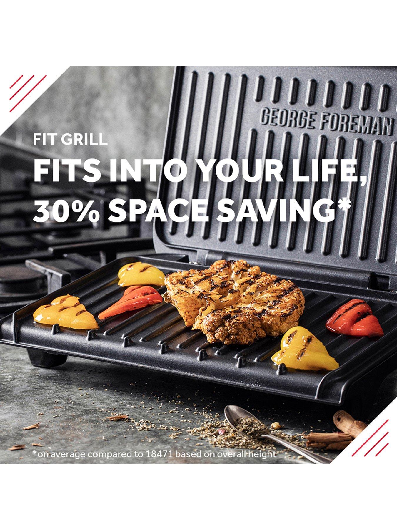  image of george-foreman-medium-black-fit-grill--nbsp25810