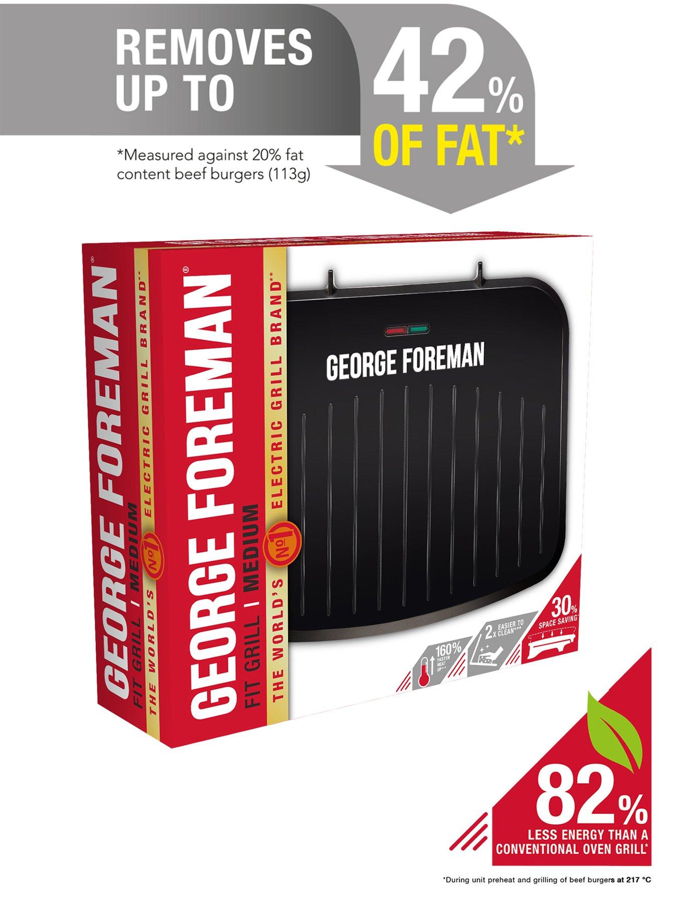 Image 7 of 8 of George Foreman Medium Black Fit Grill -&nbsp;25810