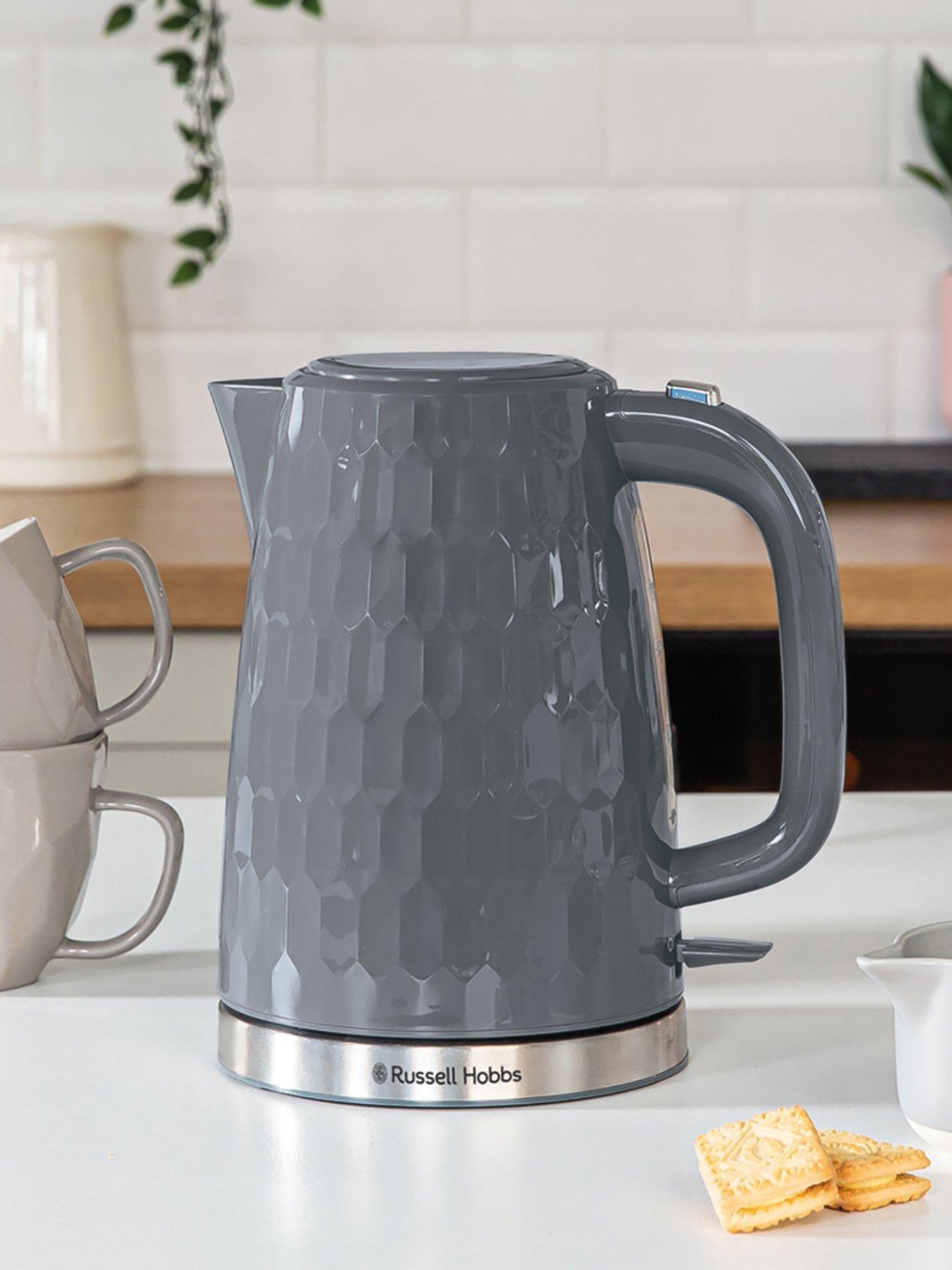 Image 2 of 8 of Russell Hobbs Honeycomb Grey Plastic Kettle - 26053