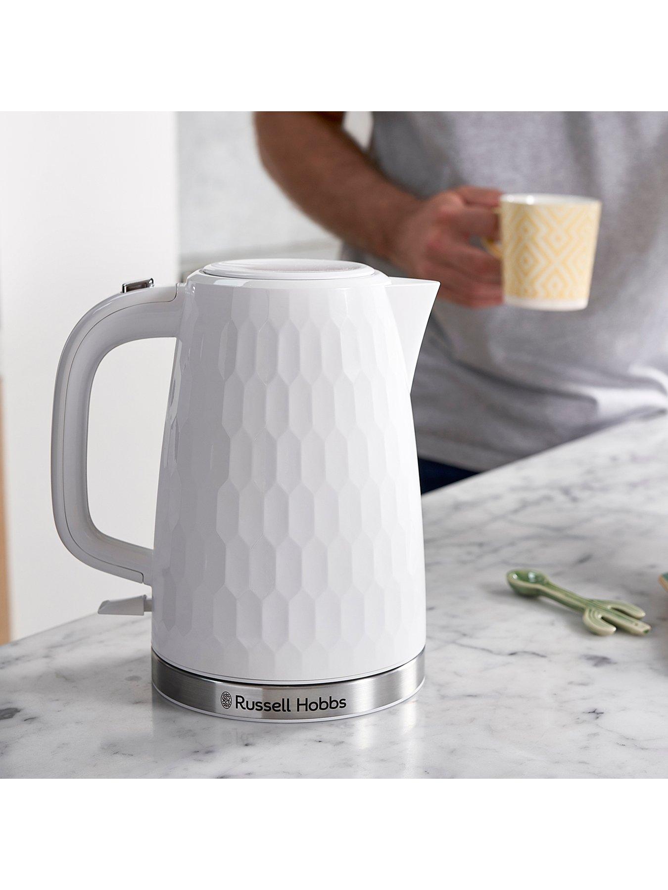 Honeycomb White Plastic Kettle 26050