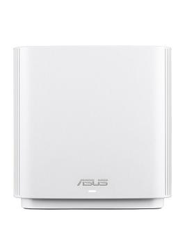 Asus    Zenwifi Xt8 (1 Pack) Wifi 6 Ax6600 Whole Home Wifi Tri-Band Mesh System (White)