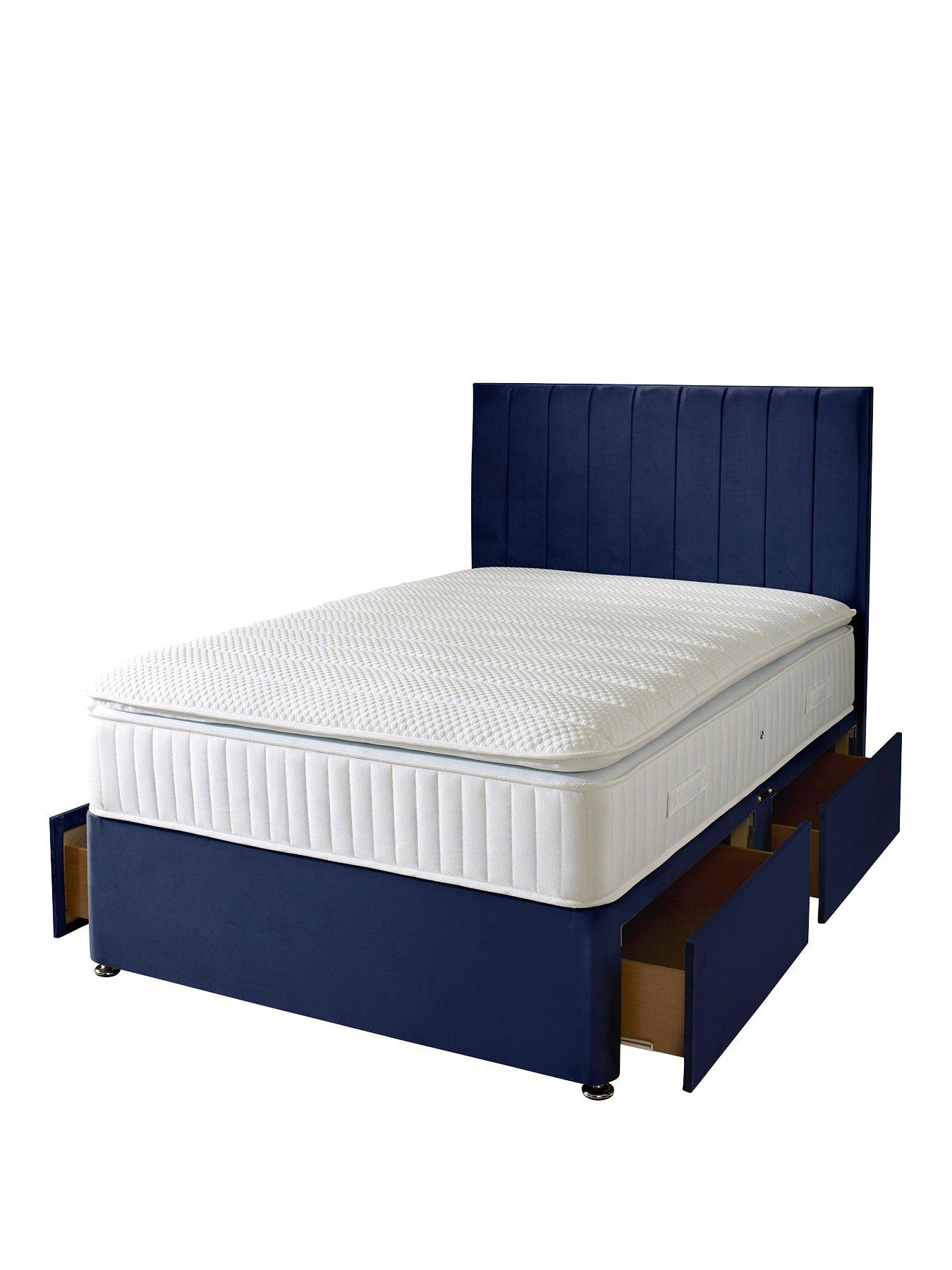 double cot with mattress