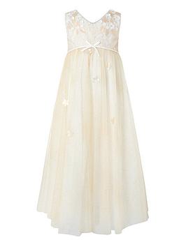 Monsoon Monsoon Girls Lilly Maxi Dress - Gold Picture