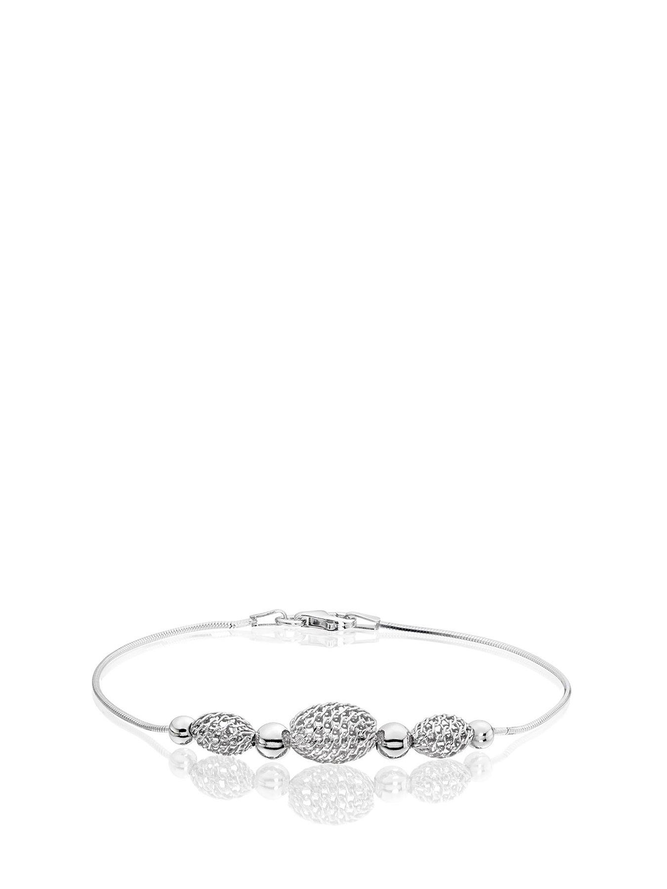 beaverbrooks silver bangle