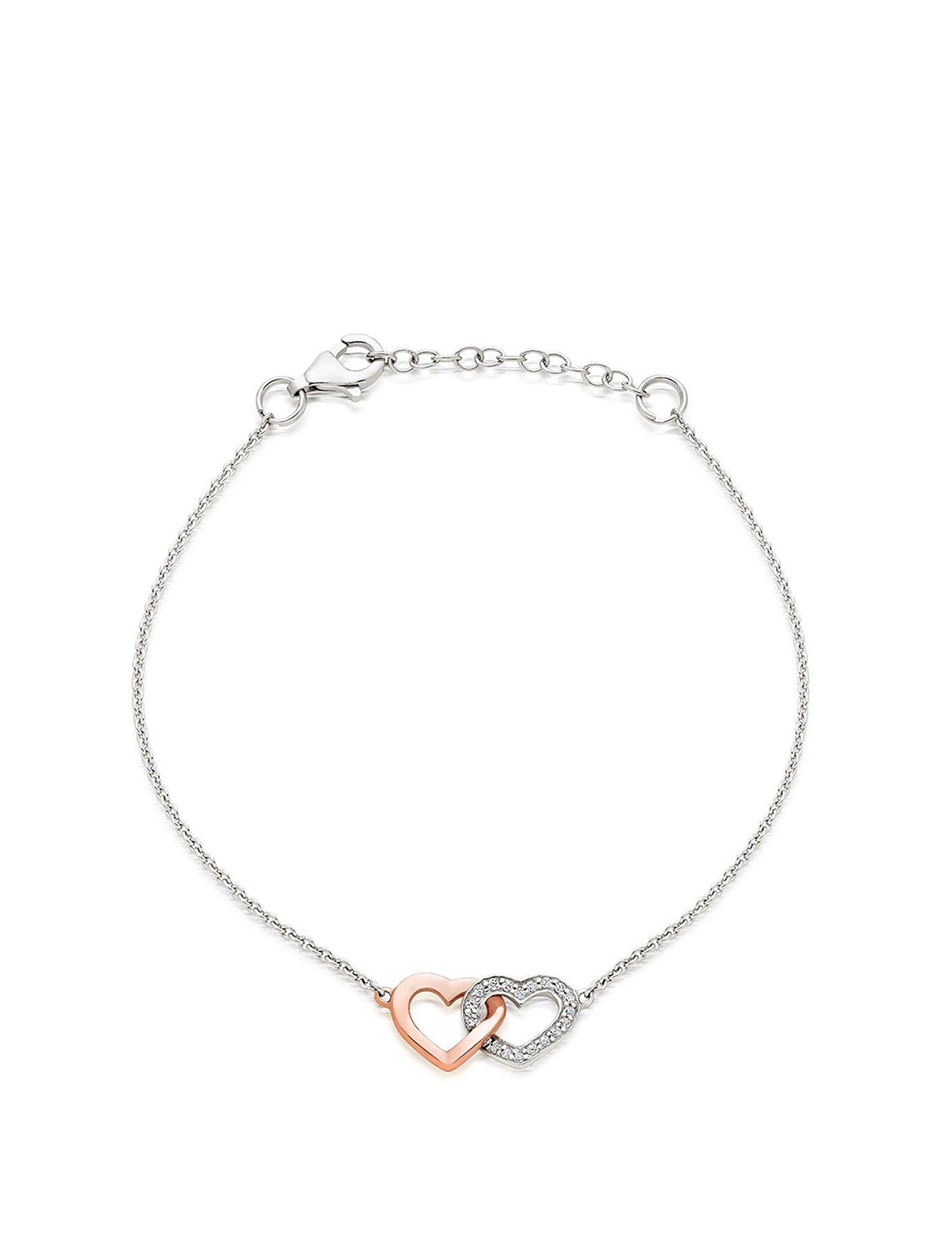 Two deals heart bracelet