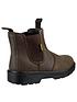  image of amblers-safety-128-brown-greasy-dealer-boots