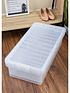 image of wham-set-of-2-clear-plastic-crystal-underbed-storage-boxes-ndash-42-litres-each
