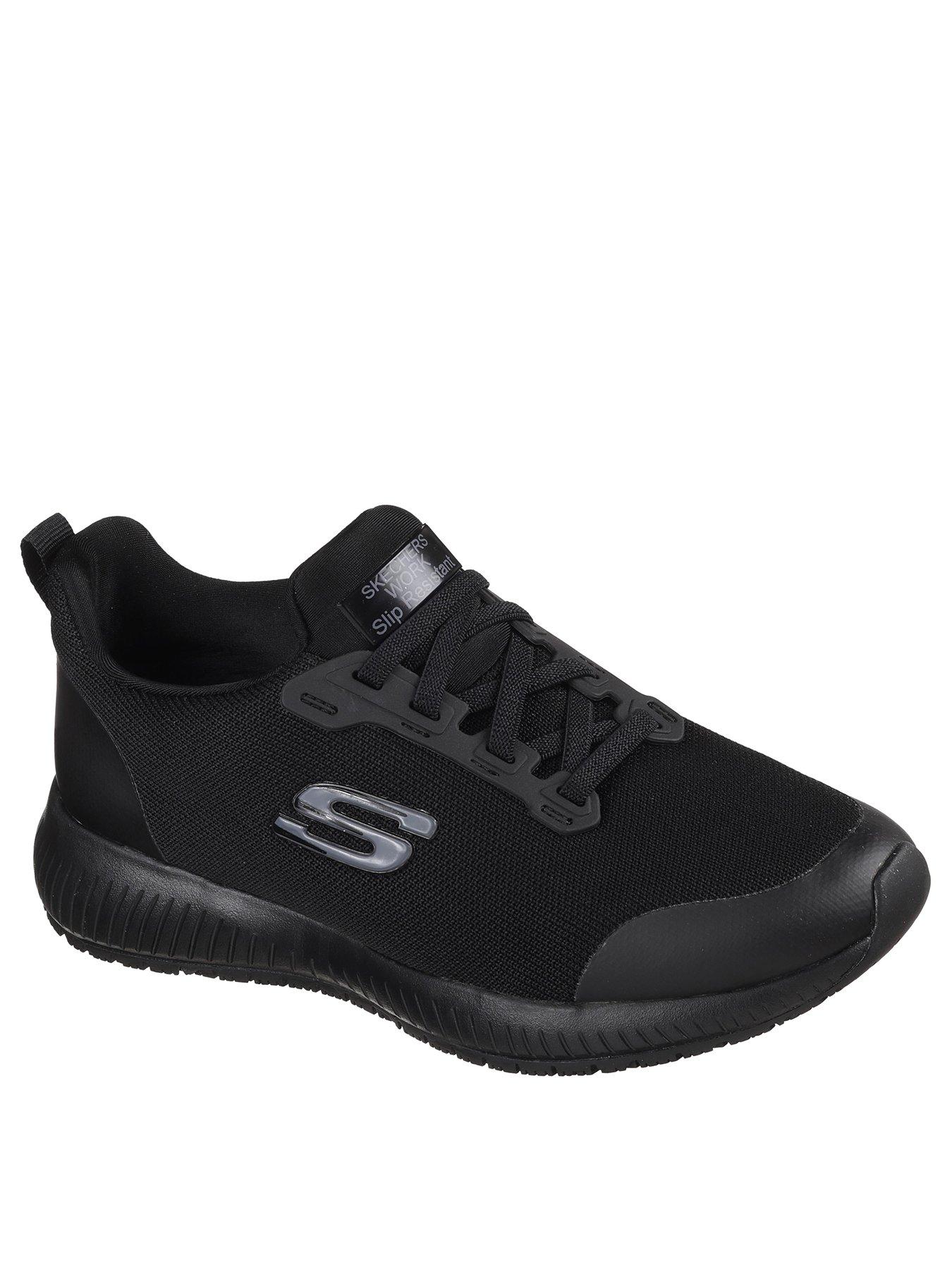 skechers-workwear-squad-slip-resistant-bungee-lace-slip-on-trainer-black