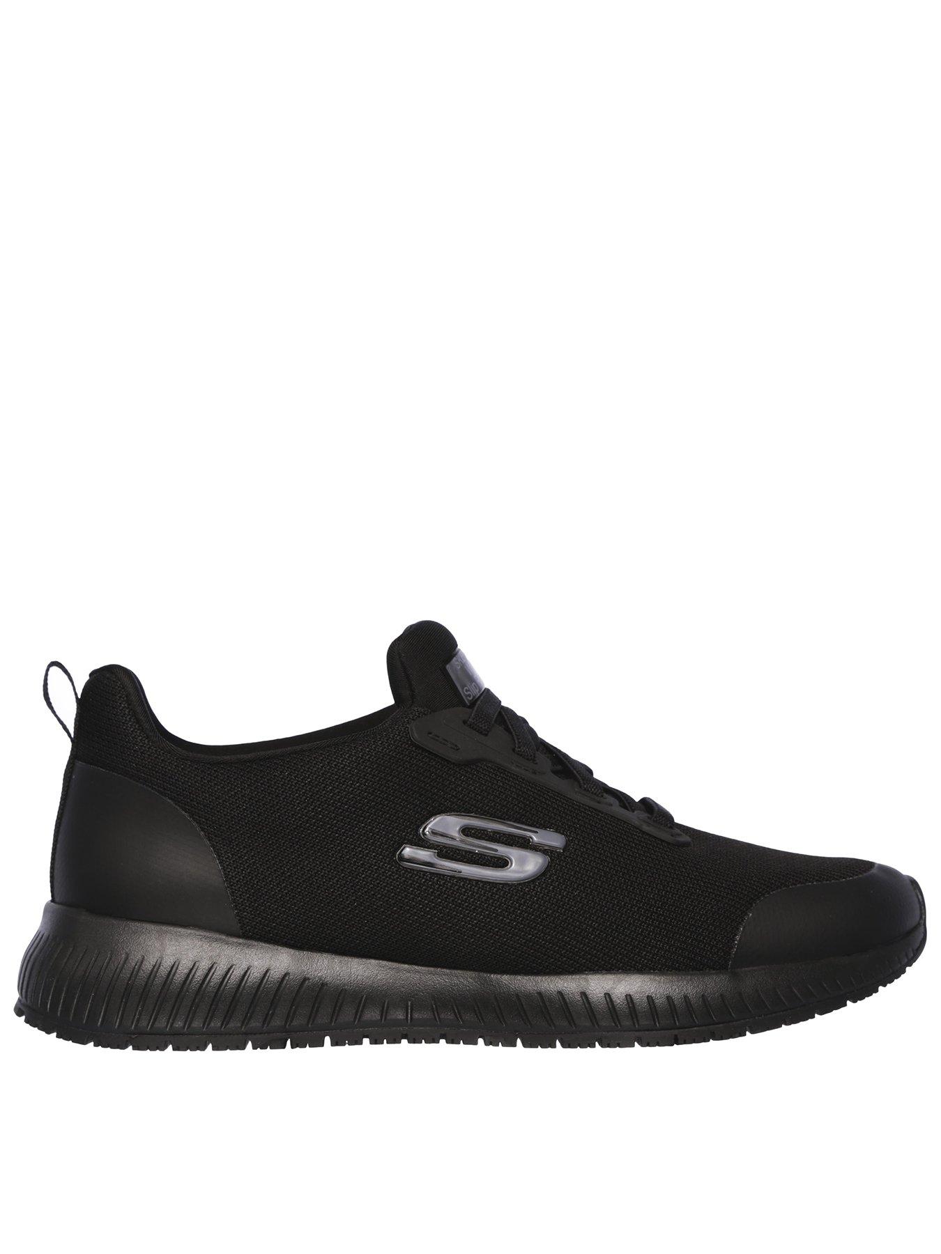 skechers-workwear-squad-slip-resistant-bungee-lace-slip-on-trainer-black