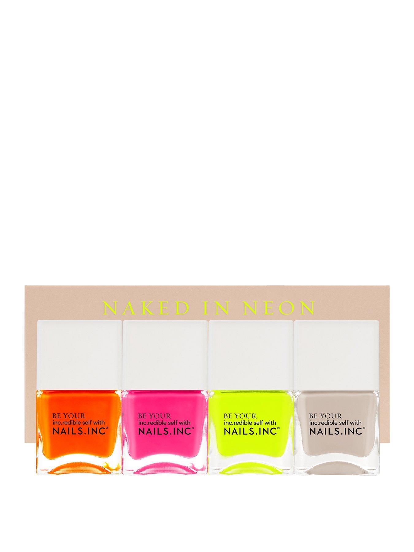 Nails Inc Naked in Neon Nail Polish Quad