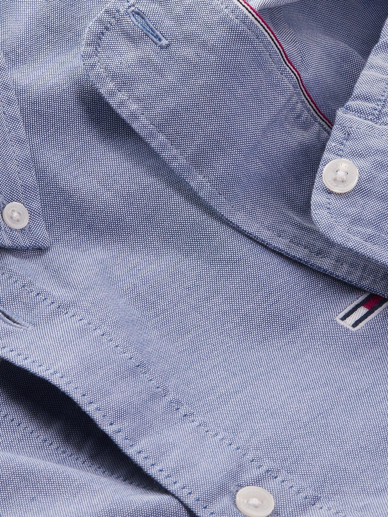 Image 3 of 3 of Tommy Jeans TJM&nbsp;Slim Stretch Fit Oxford Shirt - Twilight Navy
