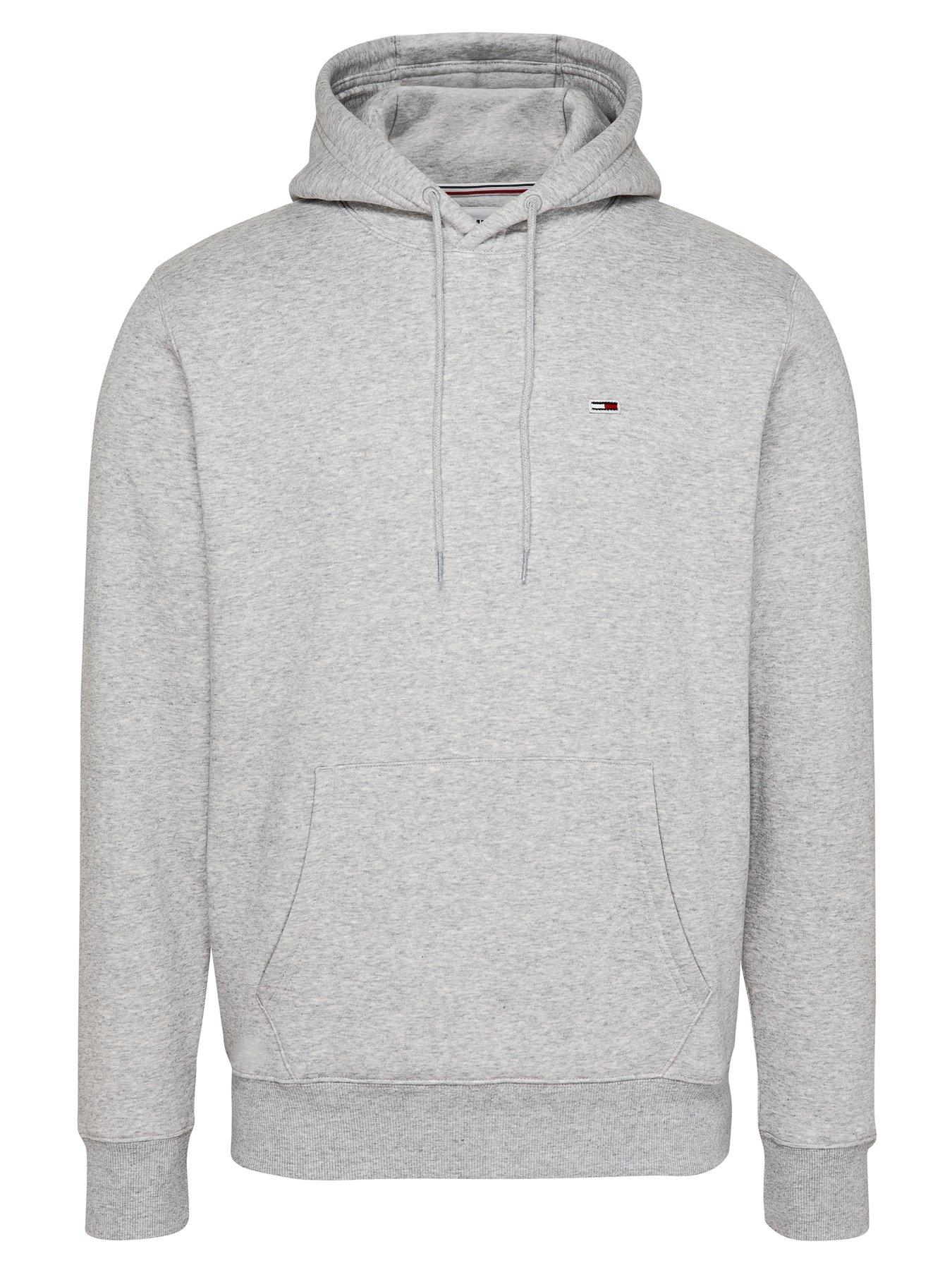 Tommy grey outlet hoodie