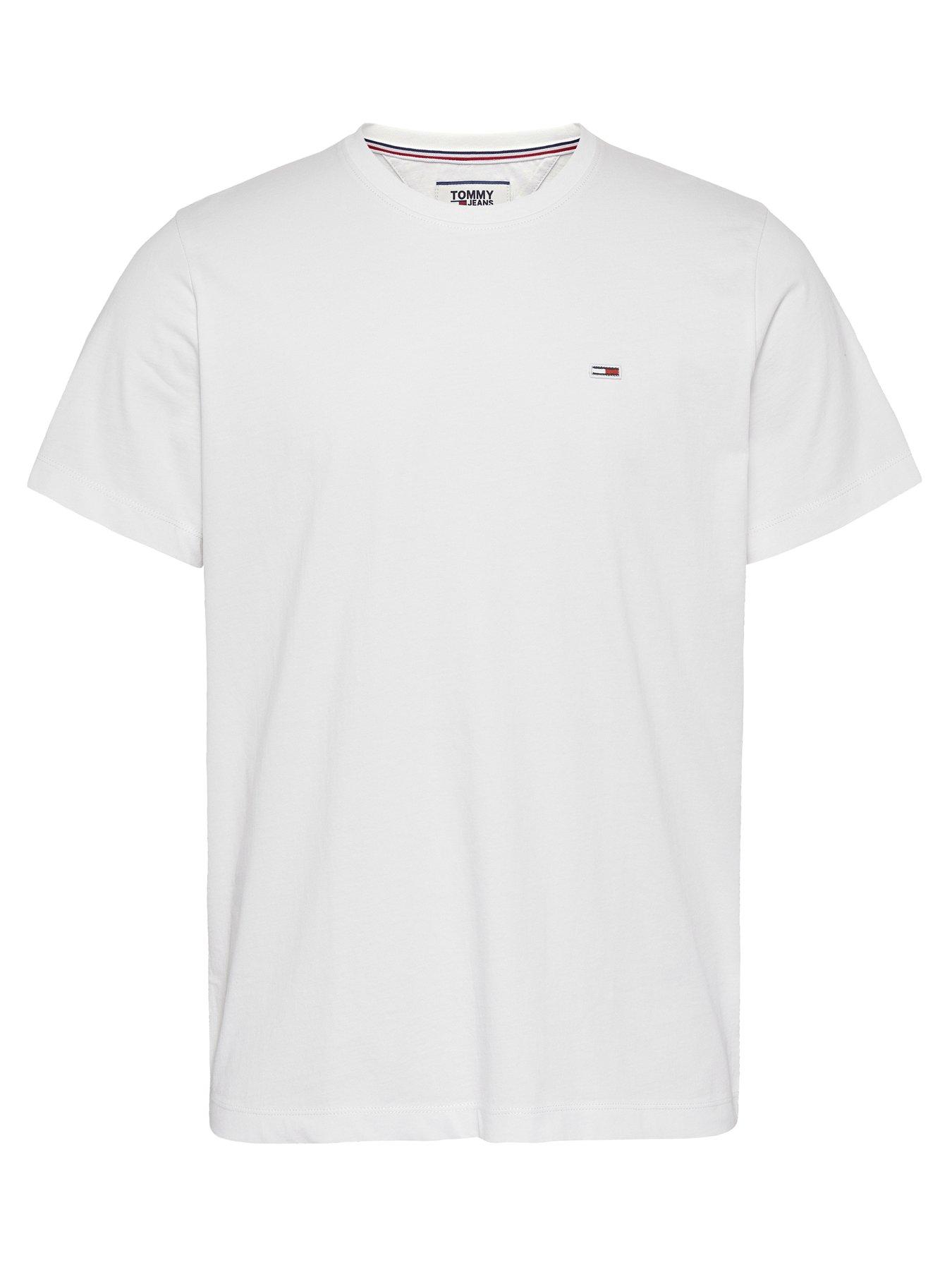 Tommy Jeans TJM Regular T-shirt - White | littlewoods.com