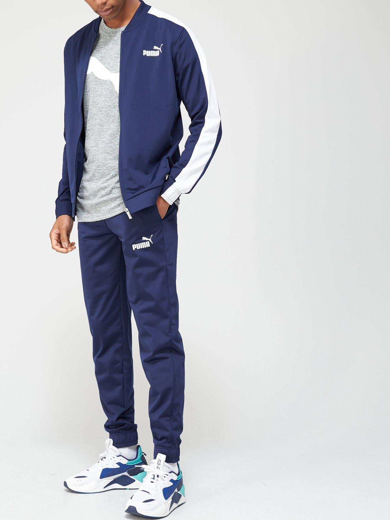 blue puma tracksuit