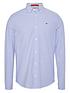  image of tommy-jeans-tjm-slim-stretch-fit-oxford-shirt-perfume-blue