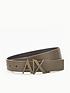  image of armani-exchange-ax-logo-leather-belt