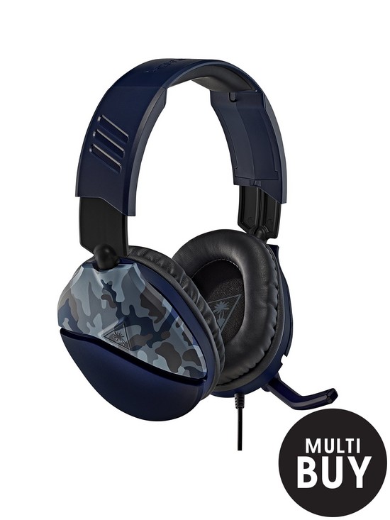 stillFront image of turtle-beach-recon-70-gaming-headset-for-nbspxbox-ps5nbspps4-switch-pc-camo-blue