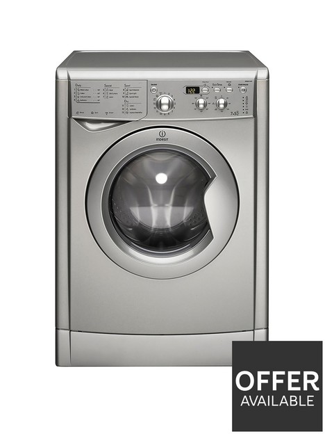 indesit-iwdd75145sukn-7kg-wash-5kg-dry-1400-spin-washer-dryer-silver