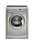  image of indesit-iwdd75145sukn-7kg-wash-5kg-dry-1400-spin-washer-dryer-silver