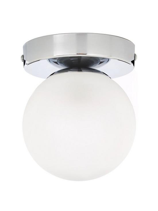 front image of ball-wall-light