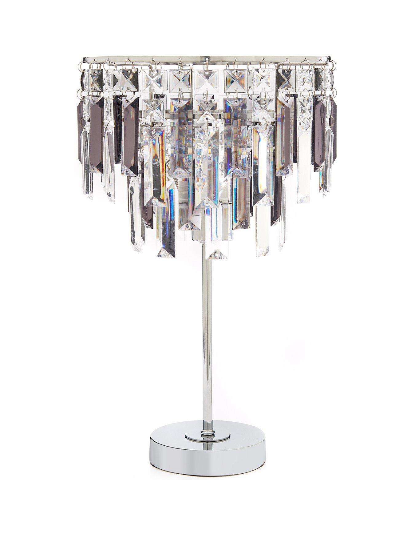 Candelabra 6 light Chandelier Crystal Table Lamp, Candelabra Centerpiece, Dining Room, Mantle, Bedroom Lamp: More sizes available Candelabra 6 light Chandelier Crystal Table Lamp, Candelabra Centerpiece, Dining Room, Mantle, Bedroom Lamp: More sizes available