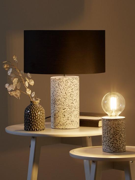 stillFront image of percy-mini-terrazzo-table-lamp