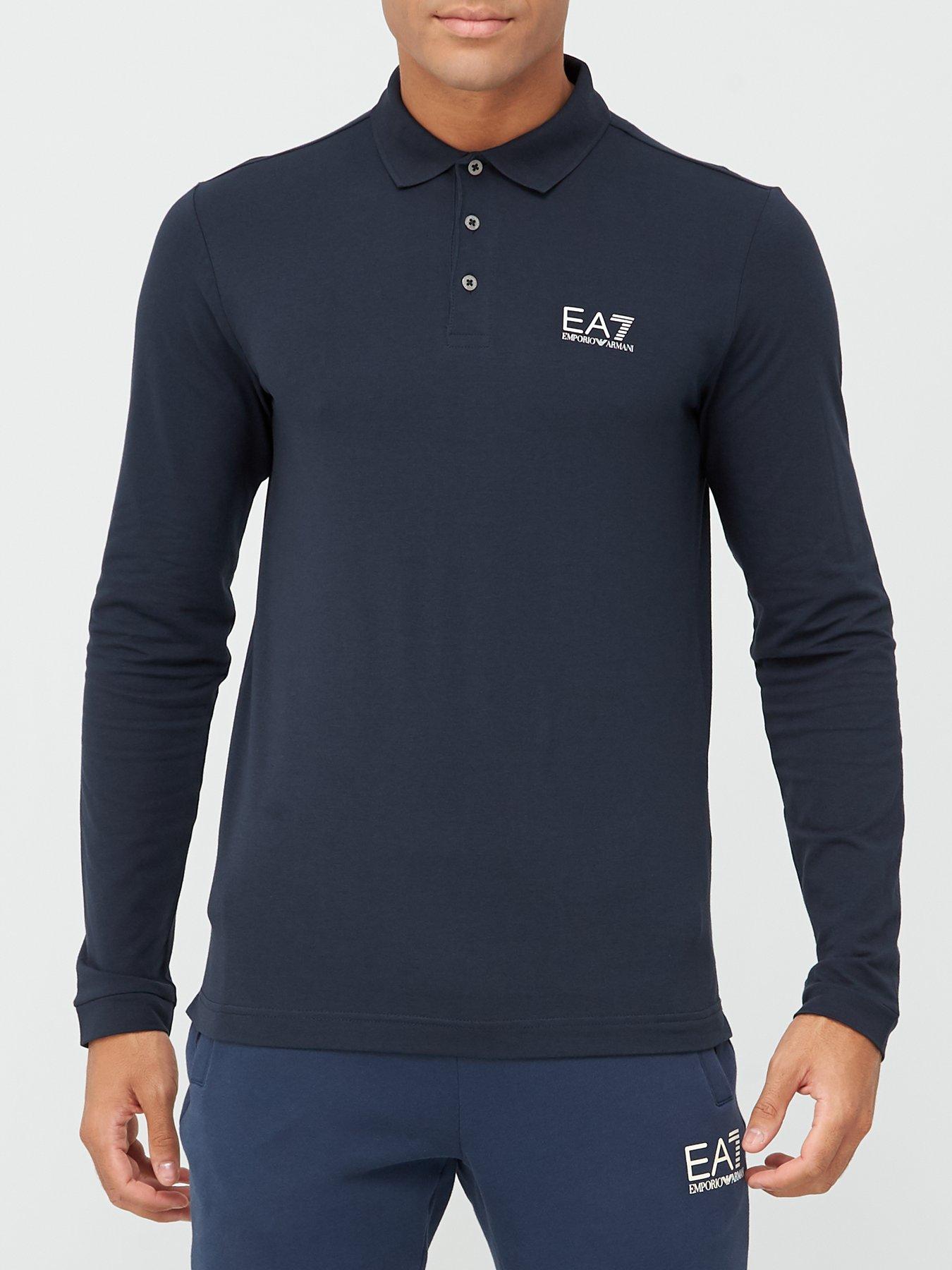 ea7 long sleeve polo shirt