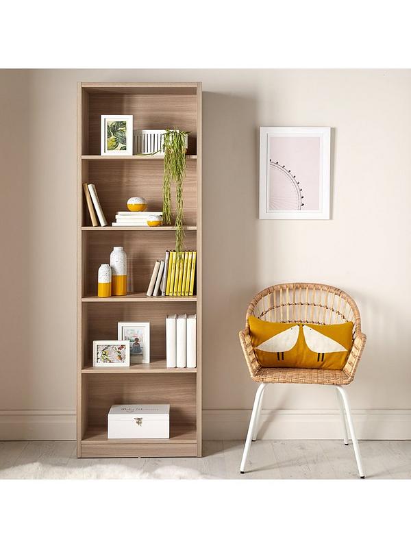Metro Tall Wide Extra Deep Bookcase, Extra Tall Modern Bookcase