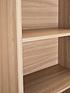  image of home-essentials--nbspmetro-tall-wide-extra-deep-bookcase-oak-effect