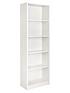  image of home-essentials--nbspmetro-tall-wide-extra-deep-bookcase-white