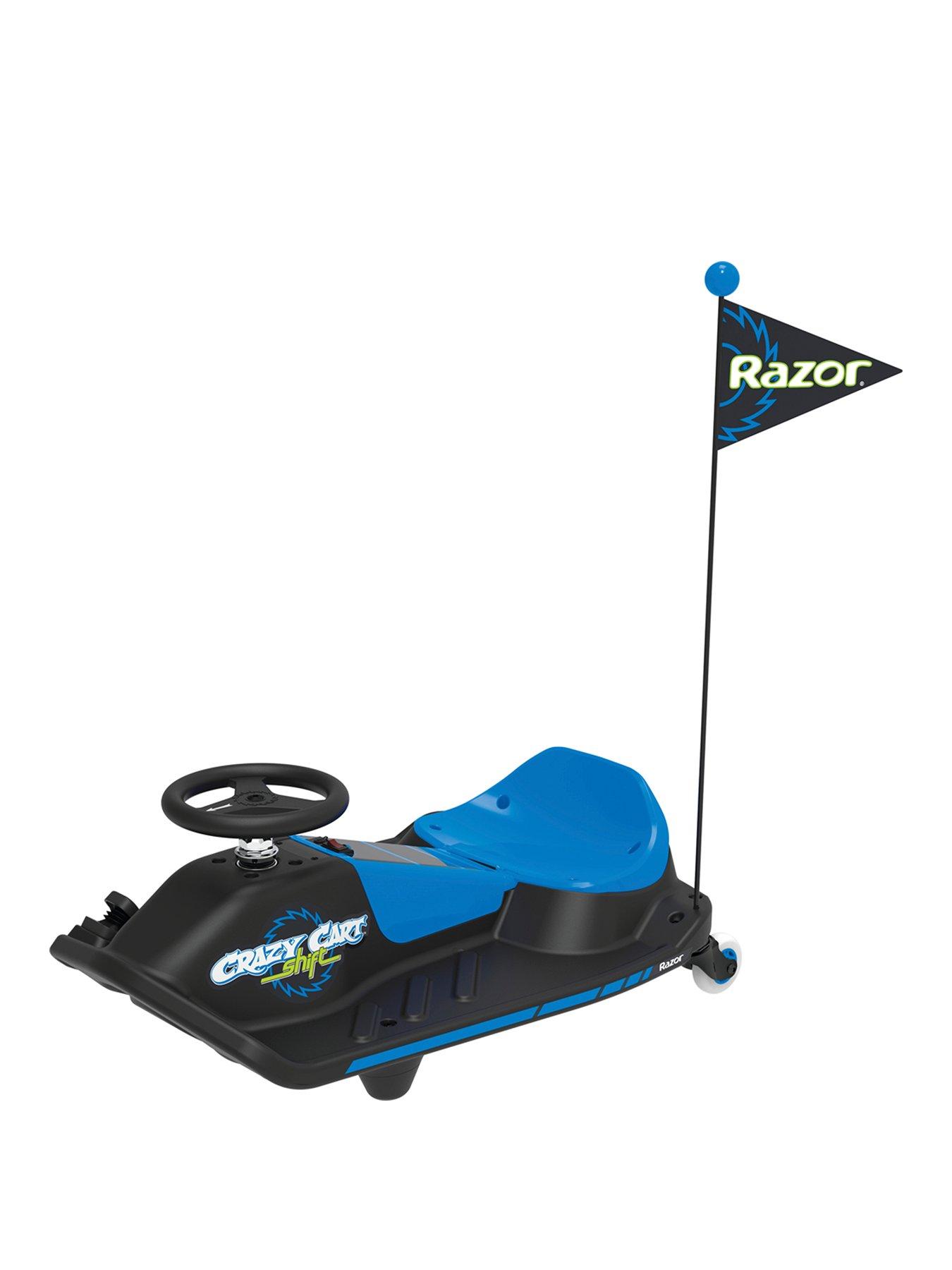Image 1 of 8 of Razor Crazy Cart Shift - Electric Go Kart&nbsp;- Blue