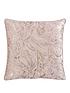  image of alexis-marble-foil-and-velvet-cushion