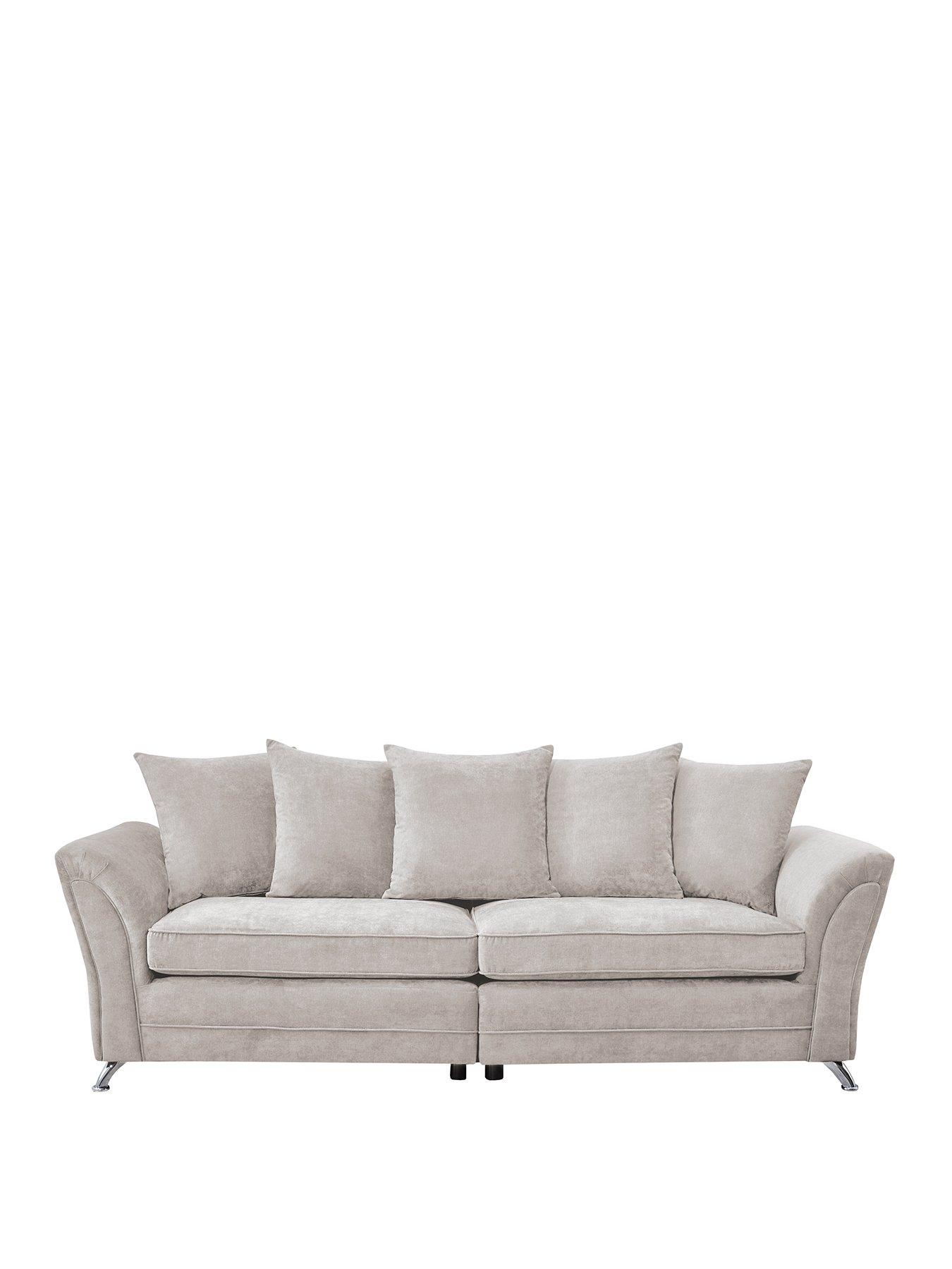 Image 2 of 6 of The Very Collection Dury Fabric 4 Seater Scatter Back Sofa&nbsp;- FSC&reg; Certified